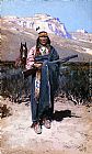 Henry Farny Indian Brave painting